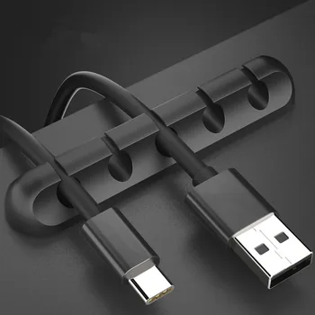 Új Kábel Szervező USB-Kábelt Jogosultja Kábel Védő Asztal Winder Klip Kábel Egér Fejhallgató-Fülhallgató-Töltő Férfi