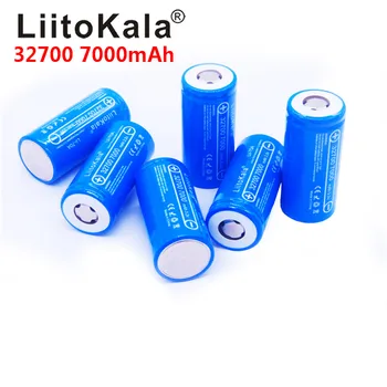 új LiitoKala Lii-70A 32700 3.2 v 7000mAh lifepo4 akkumulátor cella 5C mentesítés akkumulátor Biztonsági Erő zseblámpa