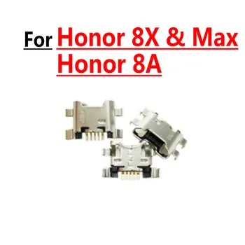Új Micro USB Csatlakozó Töltő Port Csatlakozó Aljzat Huawei Honor 8A 8X Max