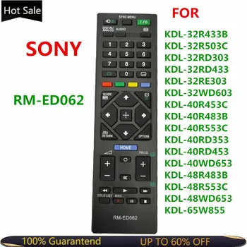 Új RM-ED062 Távirányító Sony RM ED062 LCD TV KDL-32R433B KDL-32R503C KDL-32RD303 KDL-32RD433 KDL-32RE303 KDL-32WD603
