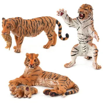 Új Szimuláció Állat park vadon élő állatok, Modell, Játék Adatok Erdő Tigris Állat PVC Adatok Baba Játék Gyerek Játékok