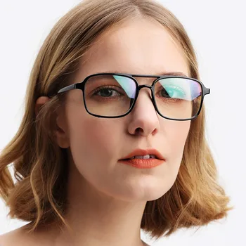 Új Trend Divat Optikai Látvány, Szemüveges Nő Vintage Tér Átlátszó Szemüveg Ember Rövidlátás Számítógép Szemüvegkeret
