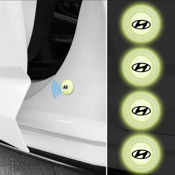 2db Kocsi ajtaját világító lengéscsillapító anti-collision matricát Hyundai Elantra Getz Szonáta Terracan Tucson Coupe Trajet