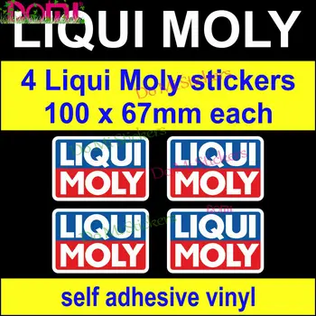 4 Liqui Moly Szponzor Matricákat Van Busz, Teherautó, Motor Autó Matricák Motorkerékpár, Autó Matrica Szélvédő Lökhárító Laptop Fal Vinyl Matrica