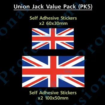 Vicces Union Jack Anglia Zászló Matrica, Matricák - Érték Pack! GB - os Kocsi, Autó, Teherautó, Motorkerékpár Vinyl matricák autó Motos